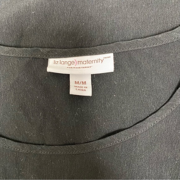 Liz Lange for Target Black Maternity Tunic Top - Picture 4 of 8